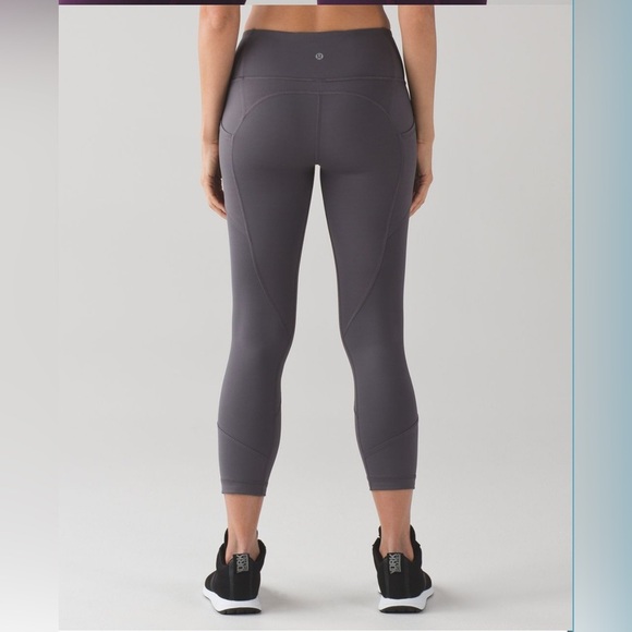 LULULEMON All The Right places crop II 23”inseam gray size 6 - Picture 2 of 7